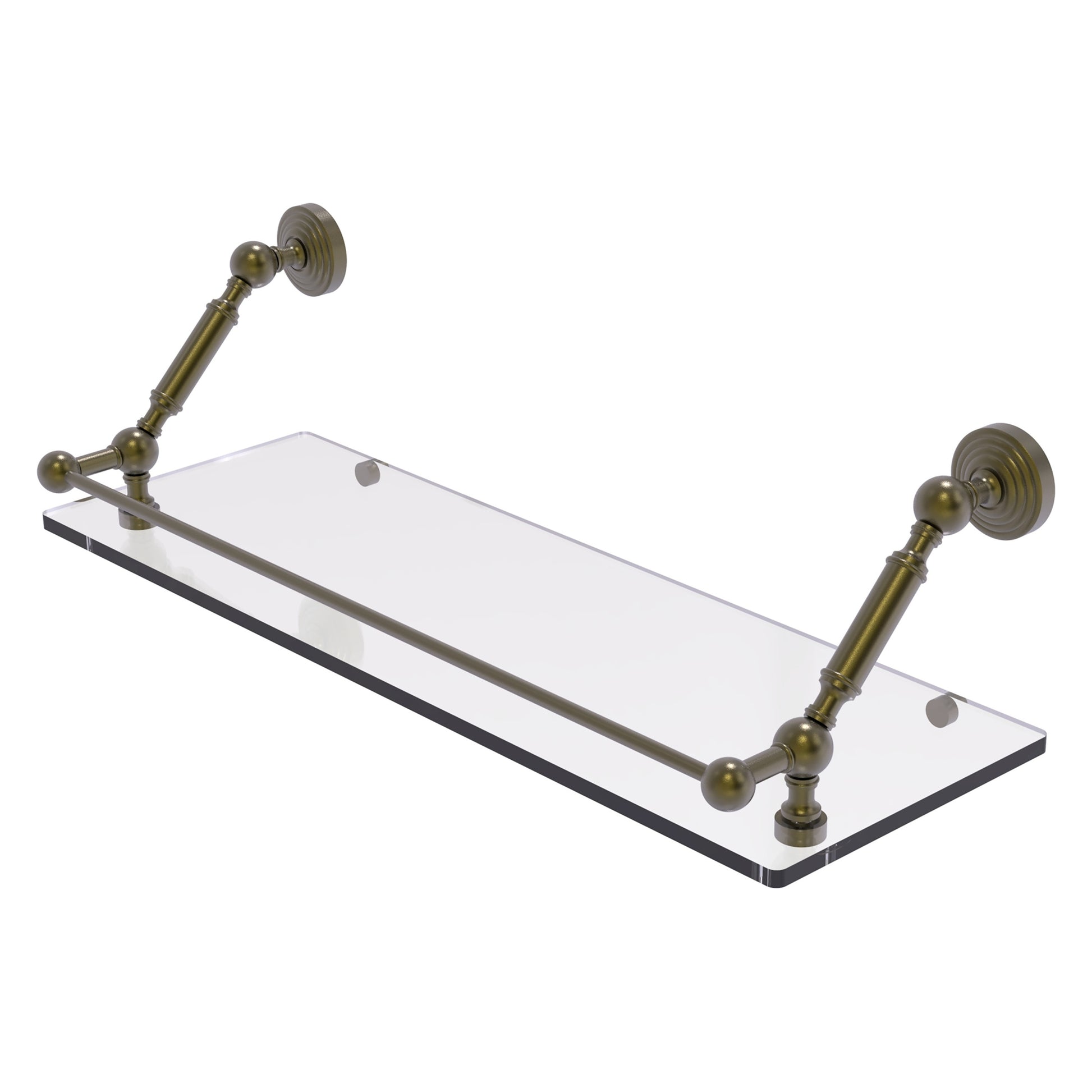 Allied Brass Waverly Place Antique Brass Wall mount Bathroom Shelf ( 24-in x 7.3-in x 8-in )