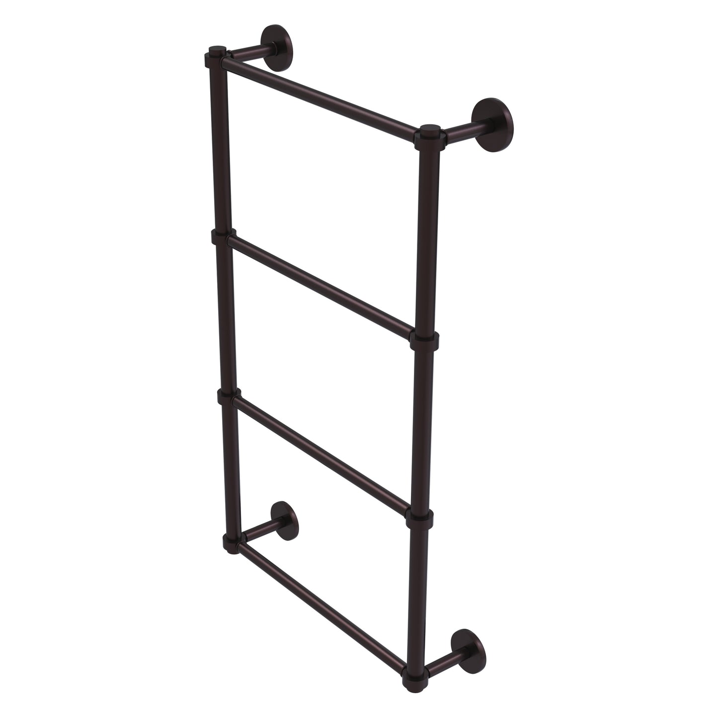 Allied Brass Prestige Skyline 30-in double Antique Bronze Wall mount 4-tier Towel Bar