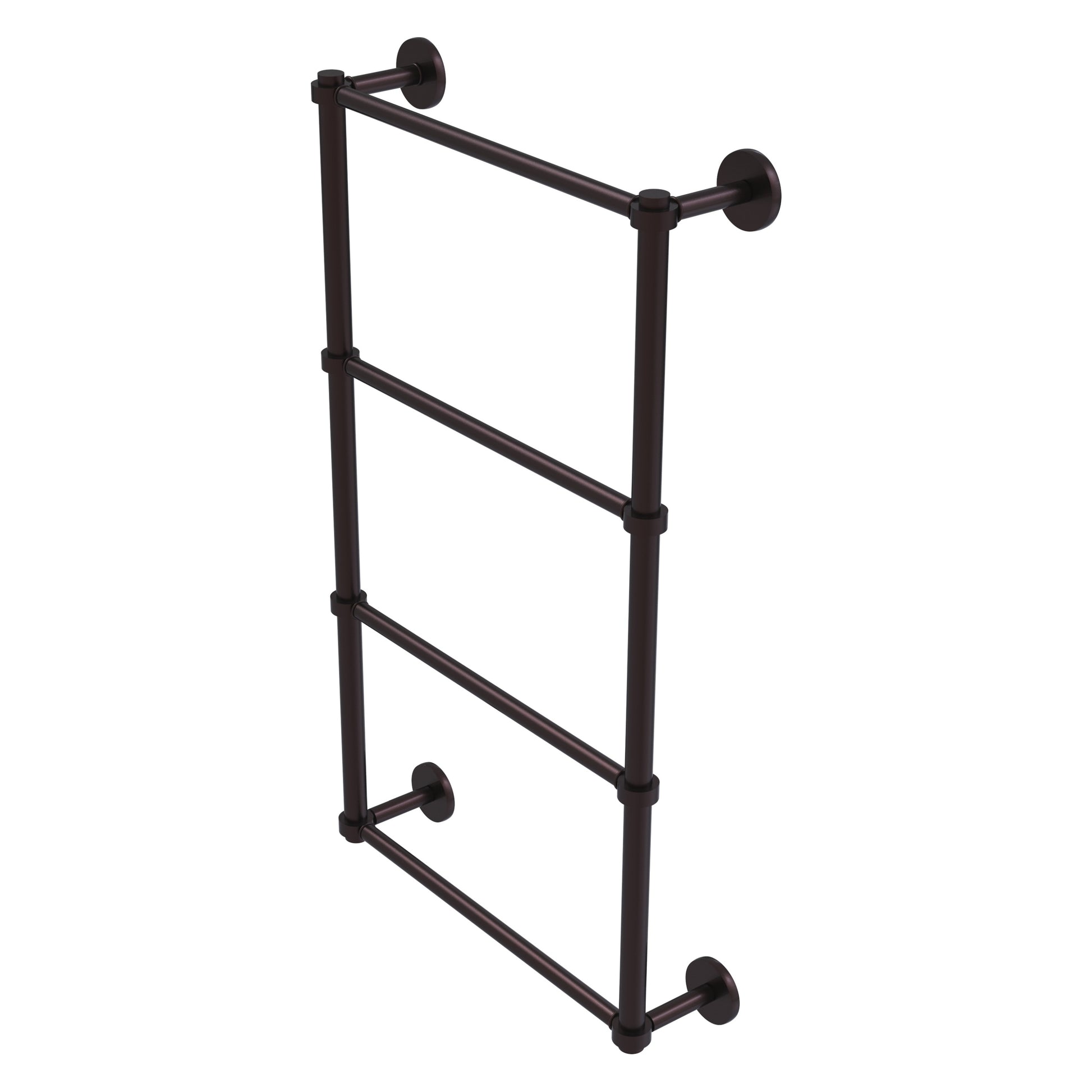 Allied Brass Prestige Skyline 30-in double Antique Bronze Wall mount 4-tier Towel Bar