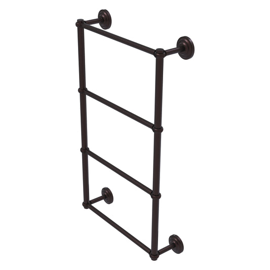 Allied Brass Que New 30-in double Antique Bronze Wall mount 4-tier Towel Bar