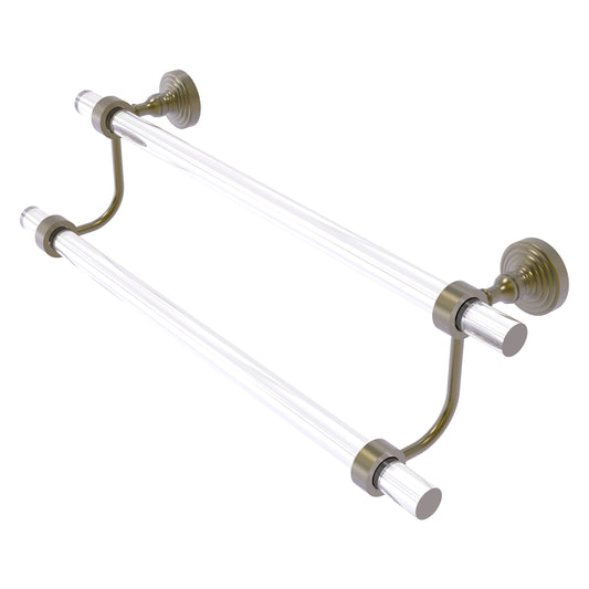 Allied Brass Pacific Grove 36-in double Antique Brass Wall mount Double Towel Bar
