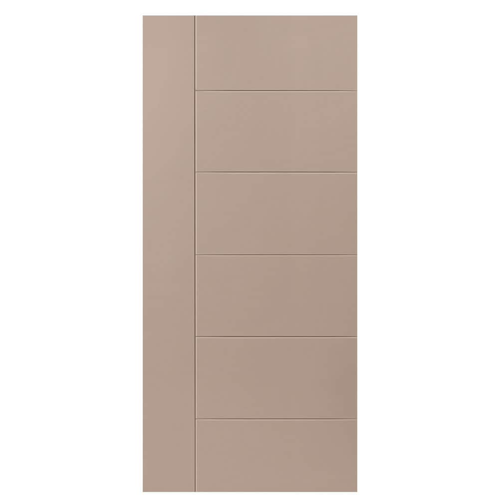 Masonite Berkley 36-in x 80-in Sandpiper Flush Smooth Hollow core Prefinished Molded composite Slab Door