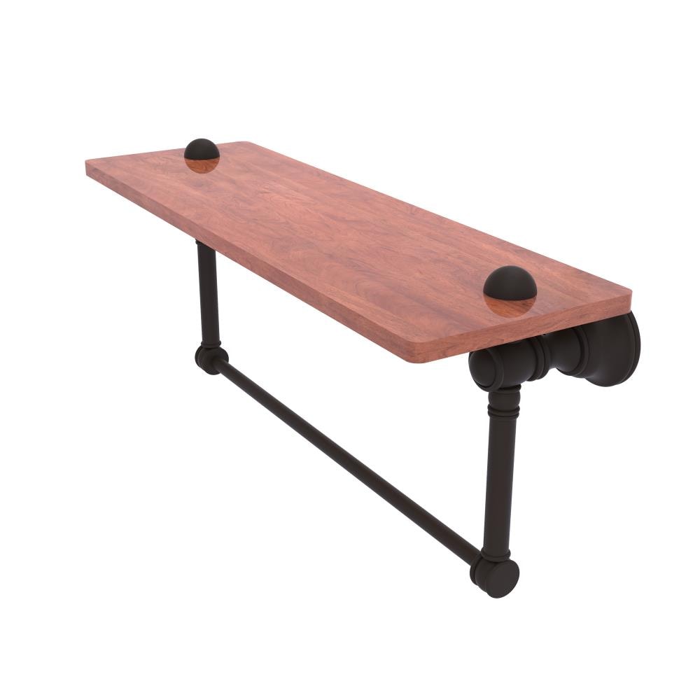 Allied Brass Carolina Oil Rubbed Bronze Wall mount Bathroom Shelf ( 16-in x 7-in x 5-in )