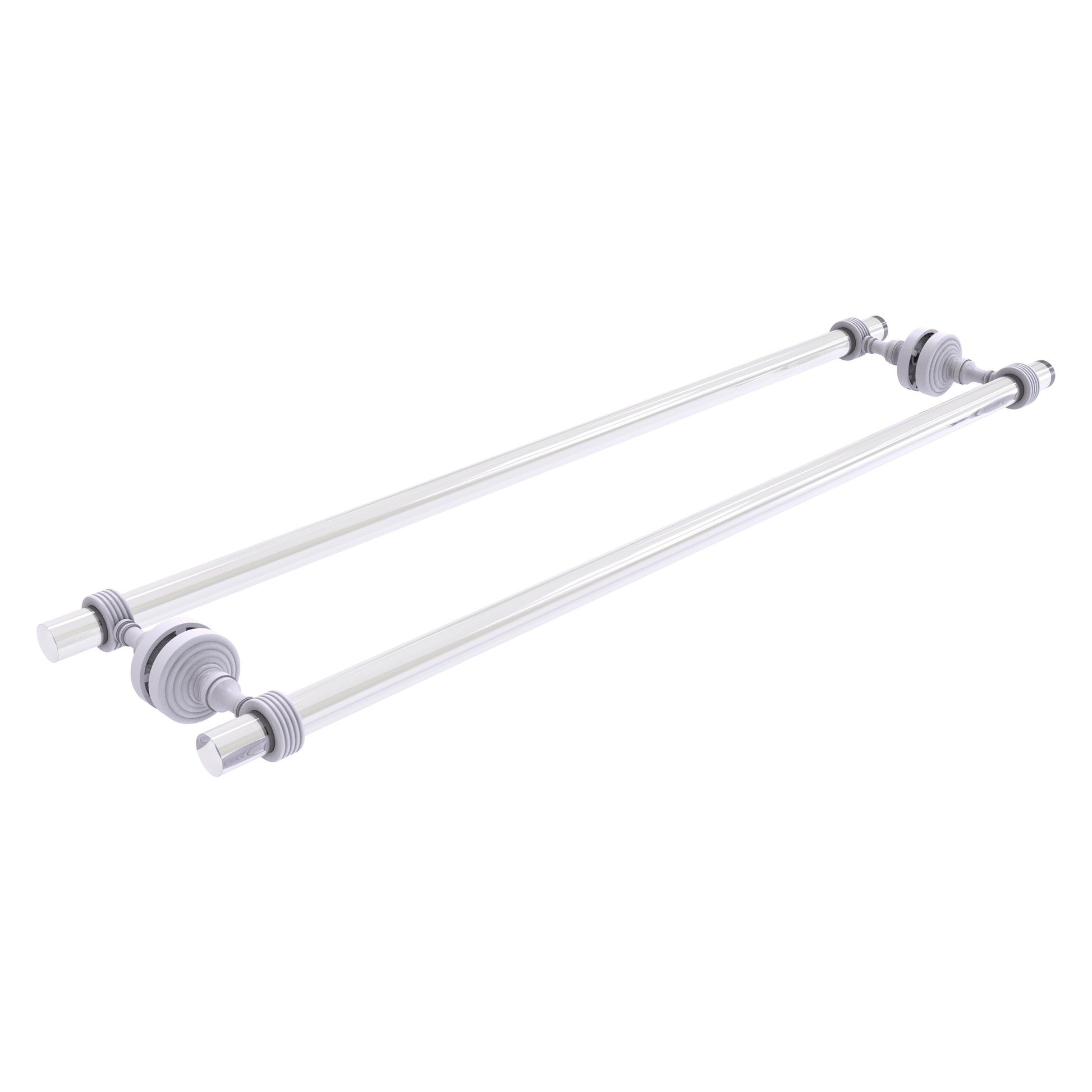 Allied Brass Pacific Grove 30-in double Matte White Wall mount Double Towel Bar