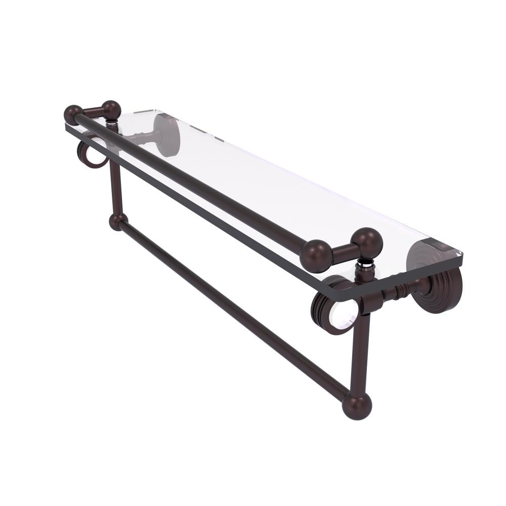 Allied Brass Pacific Grove Antique Bronze Wall mount Bathroom Shelf ( 22-in x 6.8-in x 5-in )