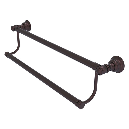 Allied Brass Carolina 36-in double Antique Bronze Wall mount Double Towel Bar