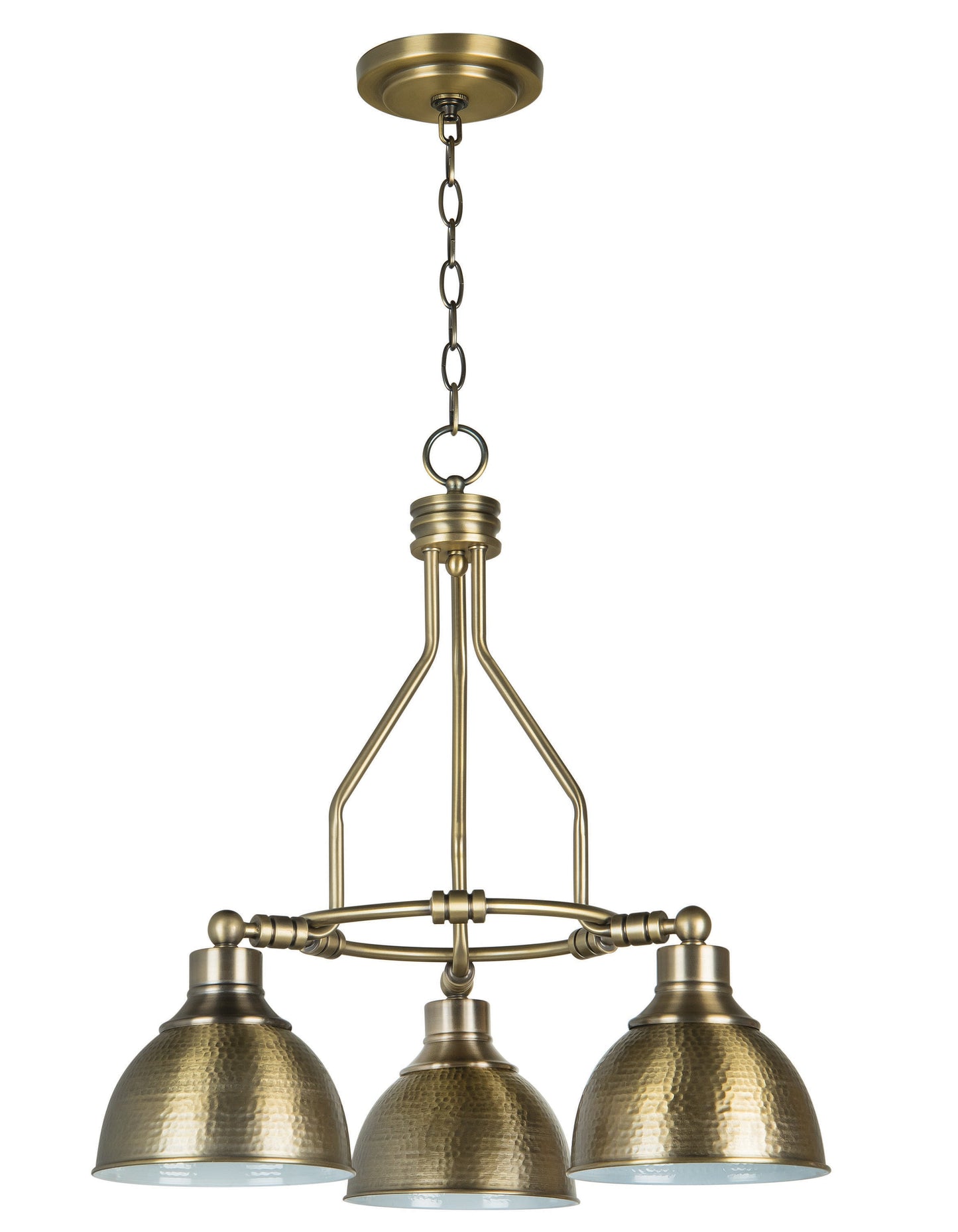 Craftmade Timarron 3 -Light Brass Indoor Metal Metal Chandelier