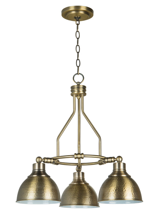 Craftmade Timarron 3 -Light Brass Indoor Metal Metal Chandelier