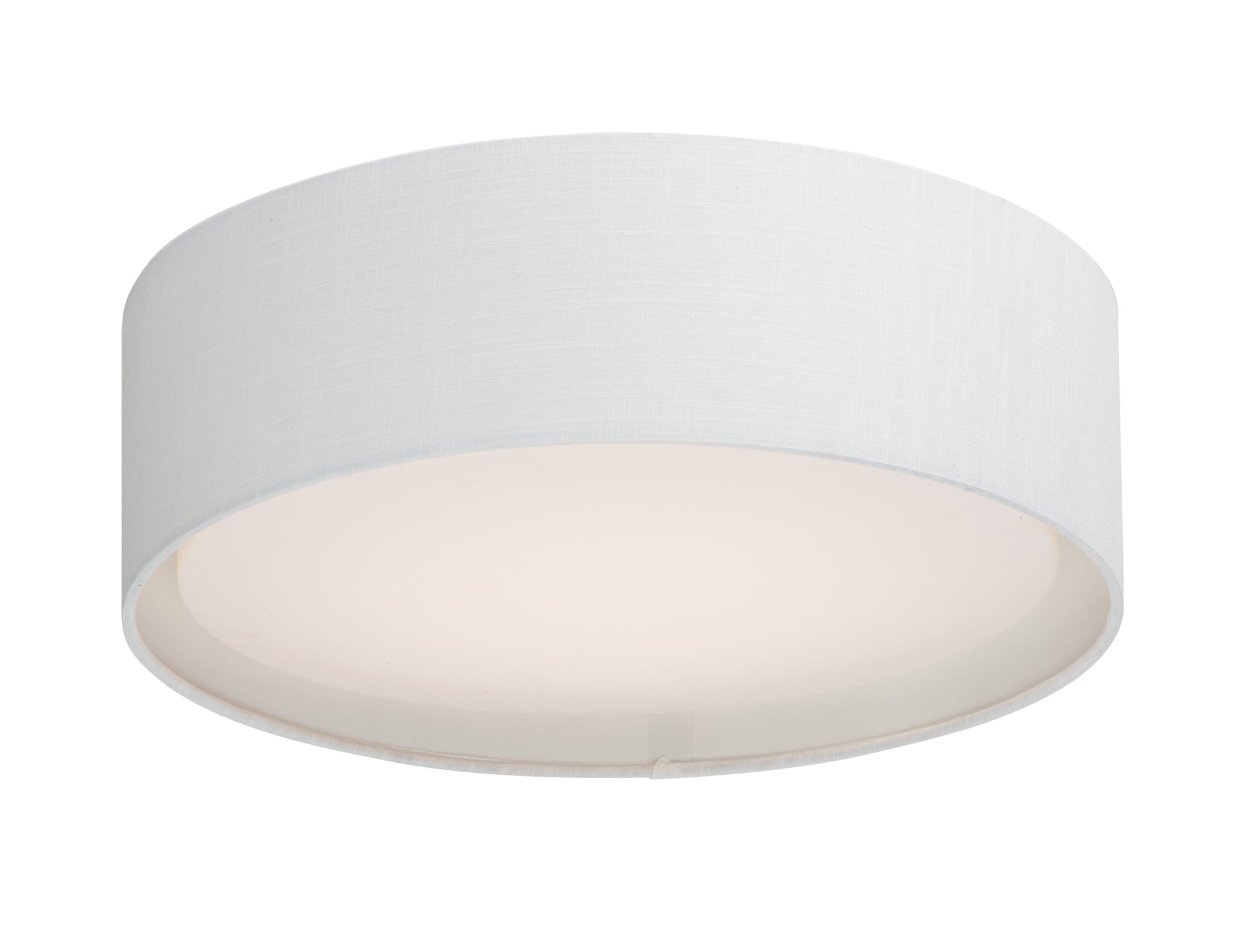 Maxim Lighting Prime 1 -Light 16-in Matte White Integrated LED Flush Mount Light