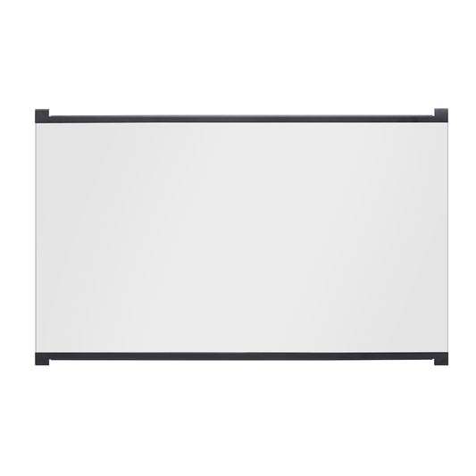 Dimplex BF Series Black 35-in to 43-in W x 27-1/2-in to 32-1/2-in H (Large) Bifold Fireplace Doors with Tempered Clear Glass