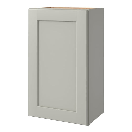 allen + roth Stonewall 18-in W x 36-in H x 12-in D Stone Wall Fully Assembled Cabinet Flat Panel Shaker