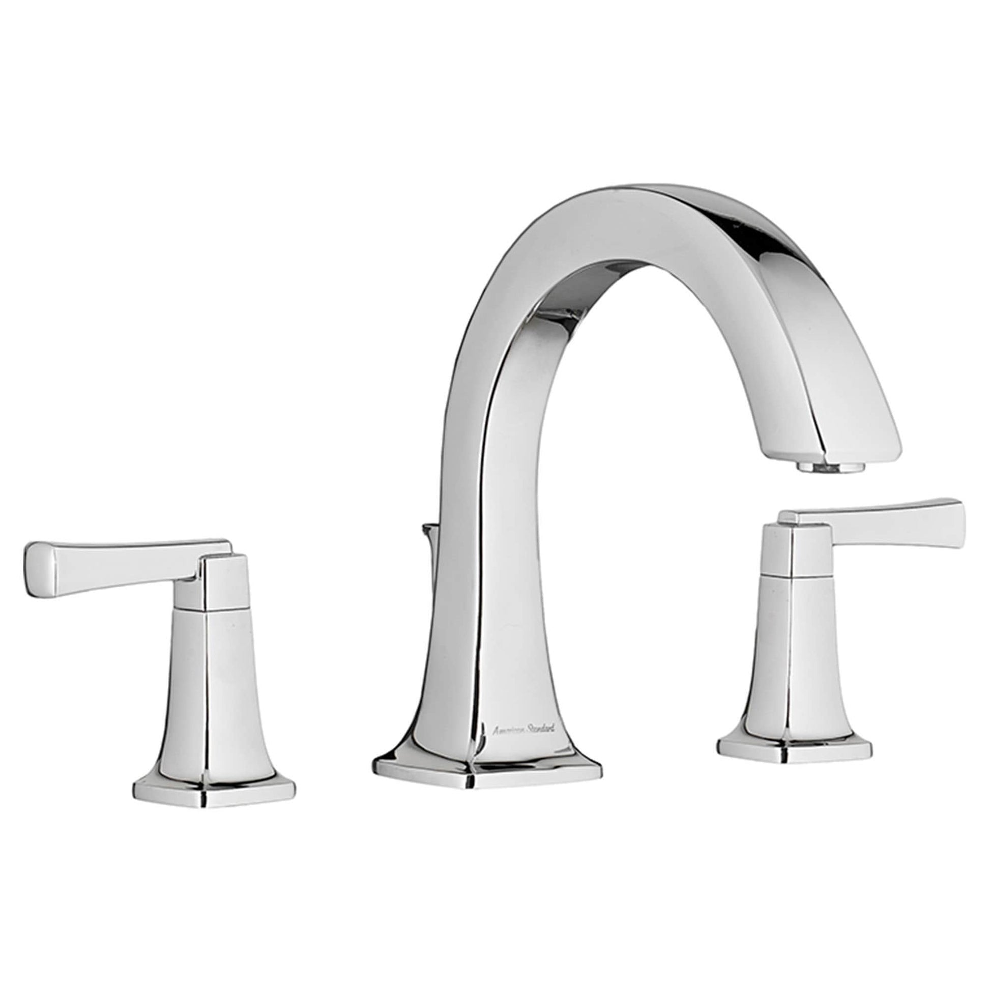 American Standard Townsend Polished Chrome 2-handle Deck-mount Roman High-arc Bathtub Faucet
