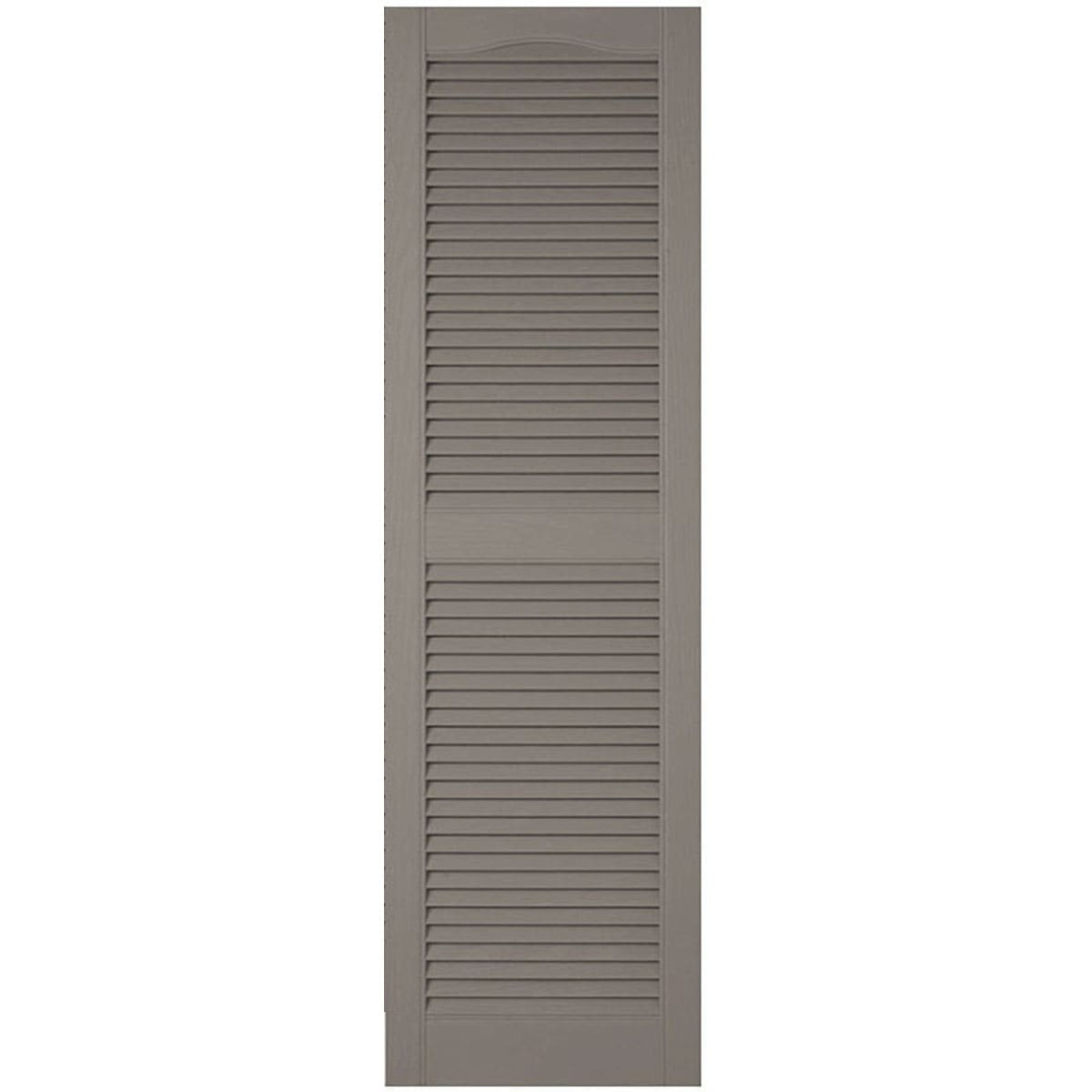 Ekena Millwork 14.5-in W x 75-in H Clay Louvered Exterior Shutters ( 2 -Pack )