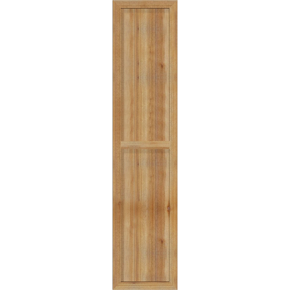 Ekena Millwork 16.125-in W x 72-in H Unfinished Paintable/Stainable Board and batten Framed Wood Exterior Shutters ( 2 -Pack )