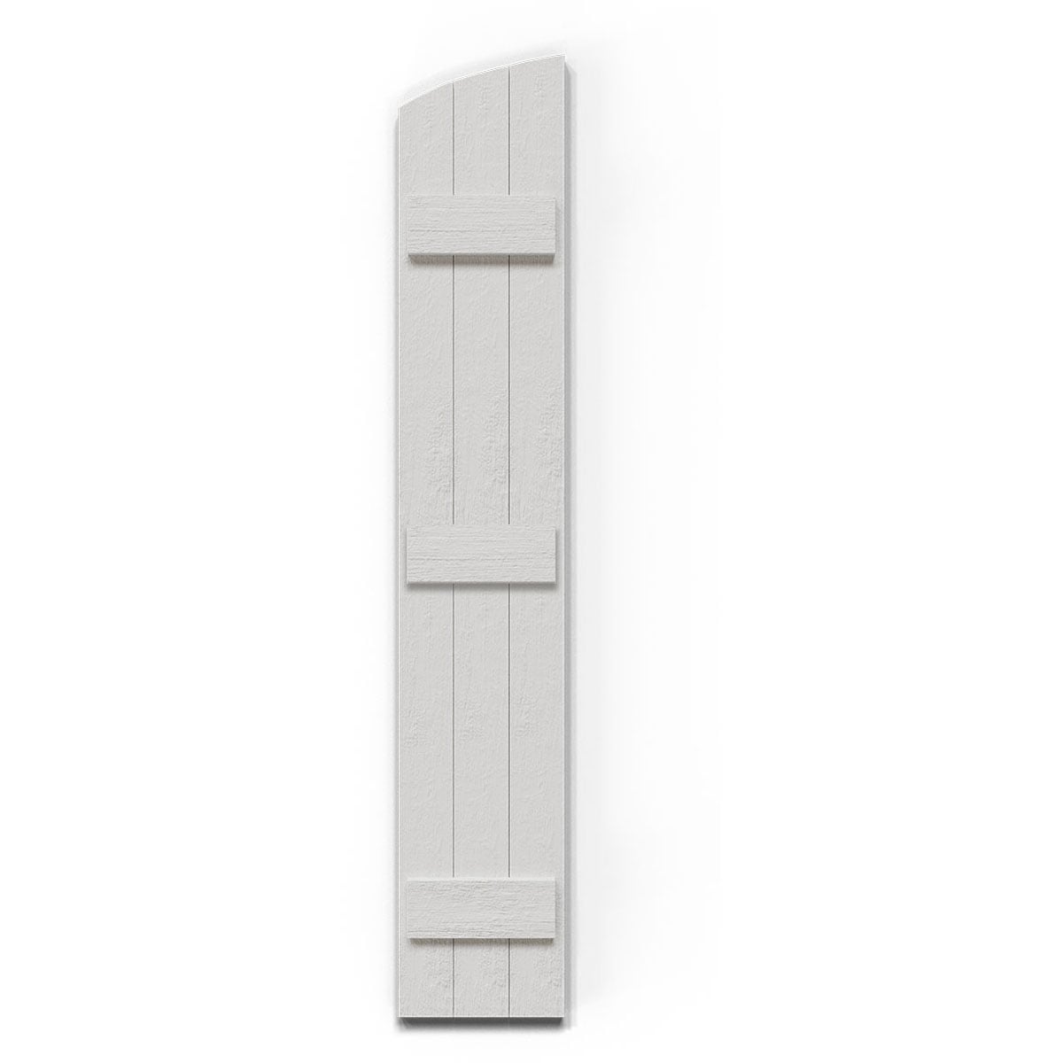 Ekena Millwork 16.125-in W x 77-in H Primed Paintable/Stainable Board and batten Exterior Shutters ( 2 -Pack )