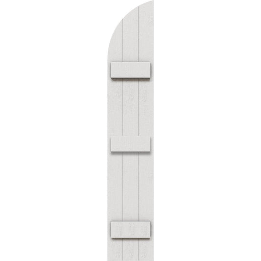 Ekena Millwork 16.125-in W x 96-in H Primed Paintable/Stainable Board and batten Exterior Shutters ( 2 -Pack )