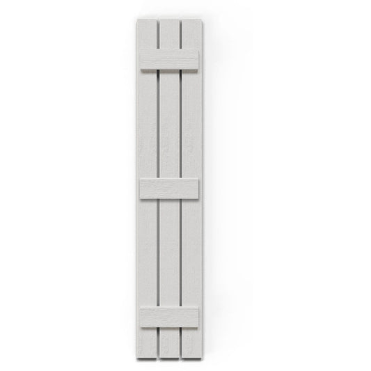 Ekena Millwork 17.125-in W x 96-in H Primed Paintable/Stainable Board and batten Exterior Shutters ( 2 -Pack )
