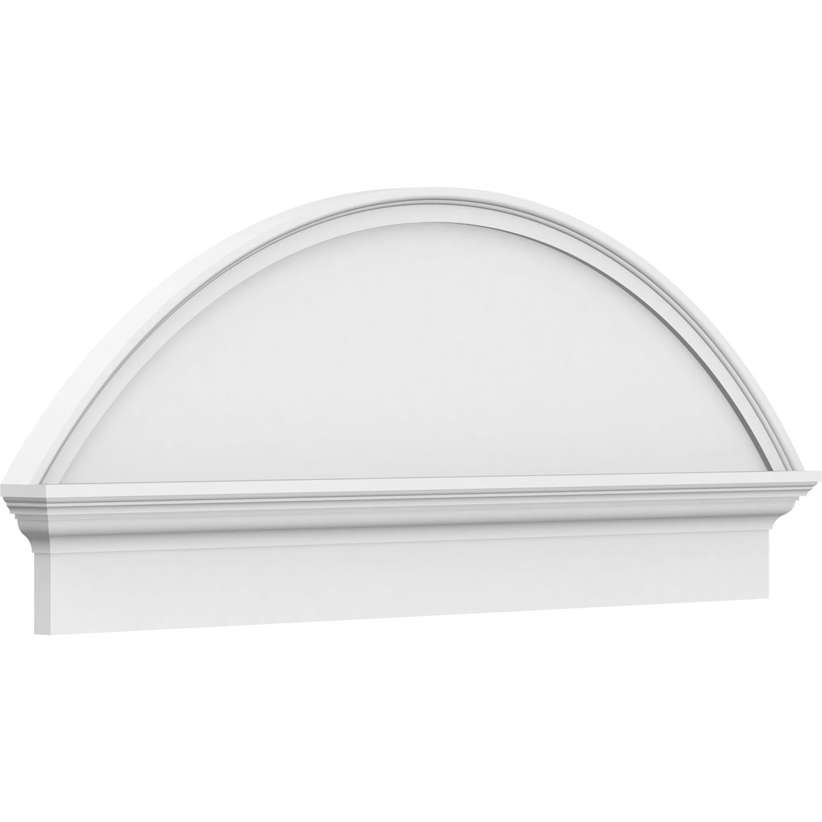 Ekena Millwork 58-in W x 21.375-in L PVC Pediment