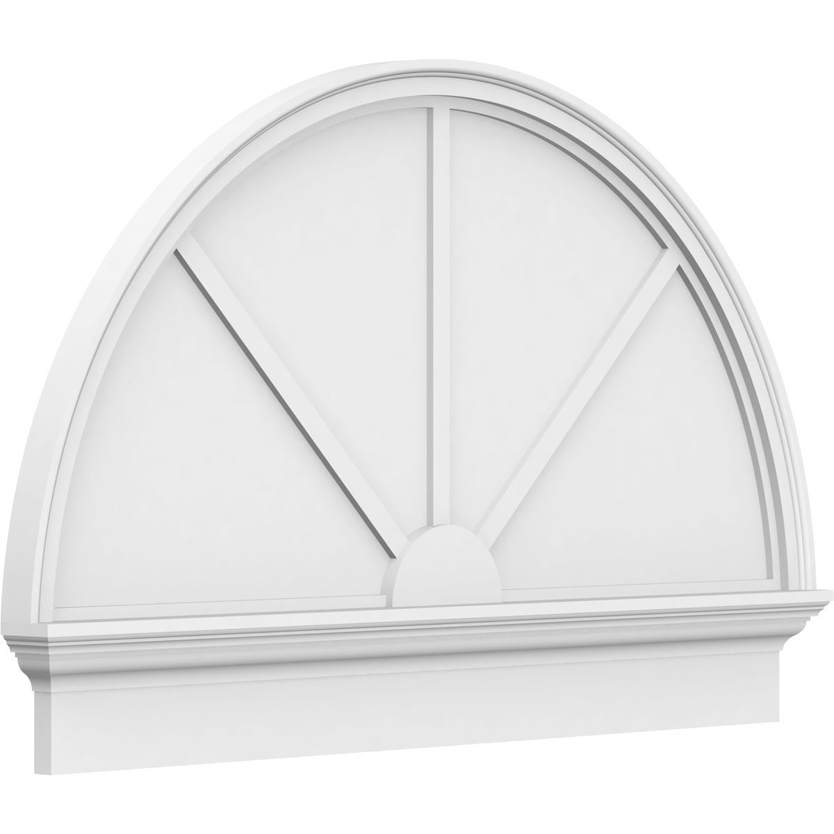 Ekena Millwork 72-in W x 42.75-in L PVC Pediment