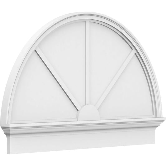 Ekena Millwork 72-in W x 42.75-in L PVC Pediment