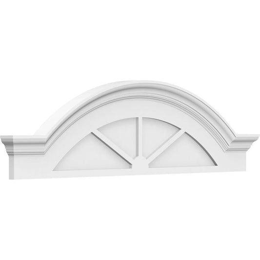 Ekena Millwork 74-in W x 19.5-in L PVC Pediment