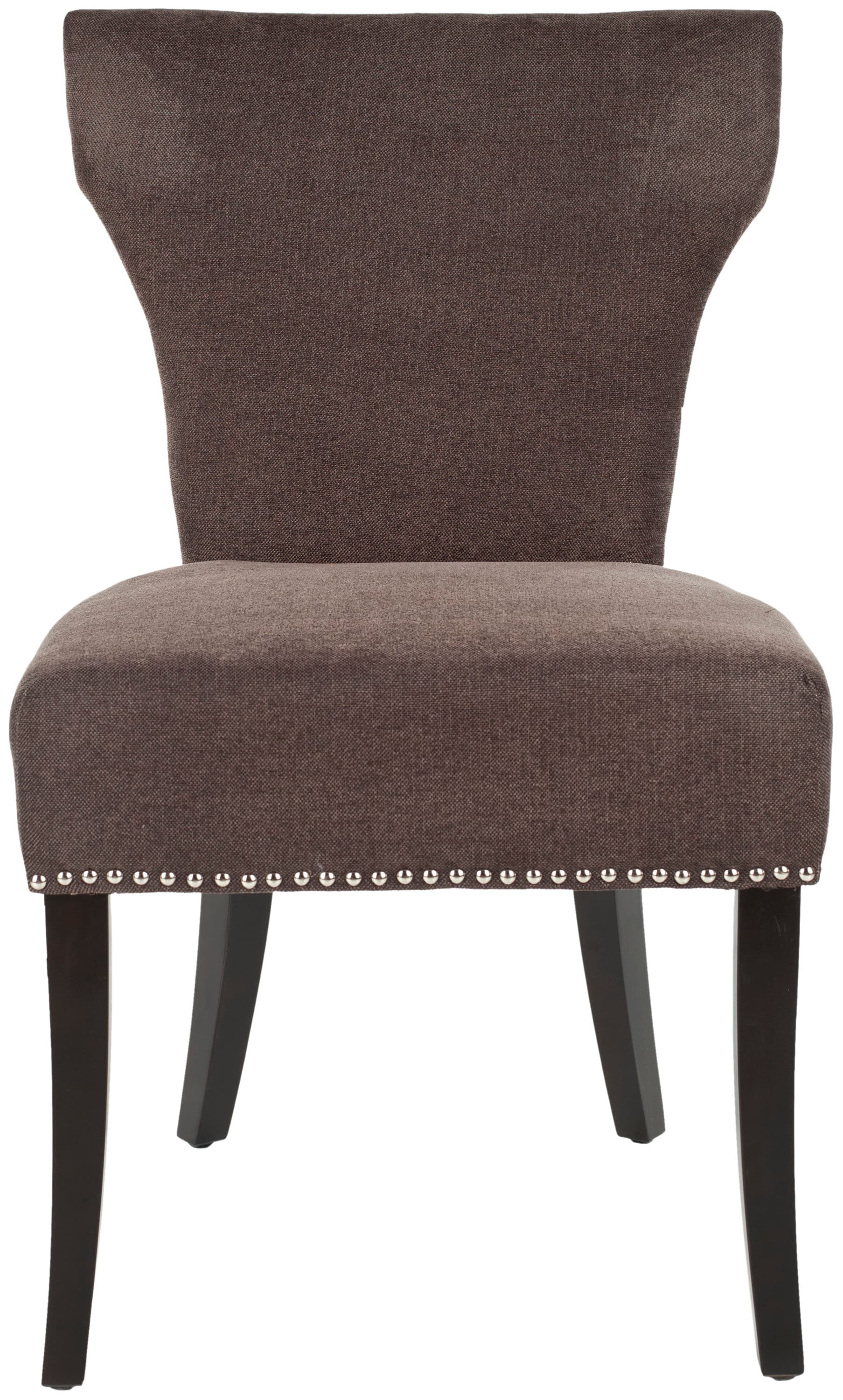 Safavieh Set of 2 Jappic Contemporary/Modern Cotton Upholstered Side Chair (Wood Frame)