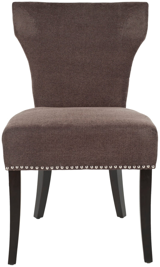 Safavieh Set of 2 Jappic Contemporary/Modern Cotton Upholstered Side Chair (Wood Frame)