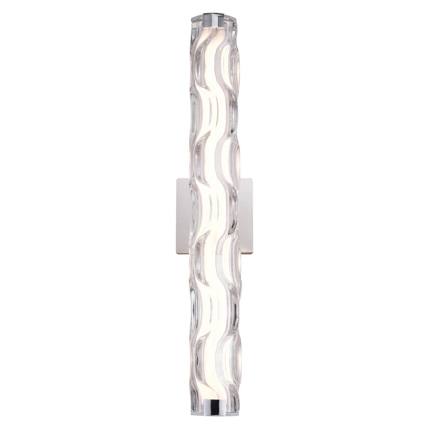 Cascadia Marseille 24-in 1 Light Polished Chrome Integrated LED Modern/contemporary Bathroom Vanity light bar