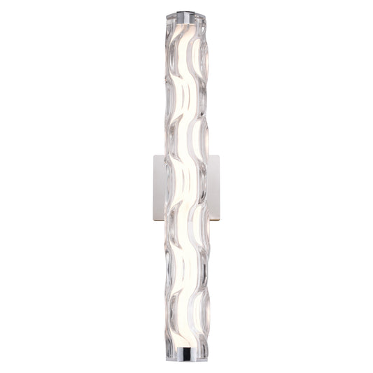 Cascadia Marseille 24-in 1 Light Polished Chrome Integrated LED Modern/contemporary Bathroom Vanity light bar