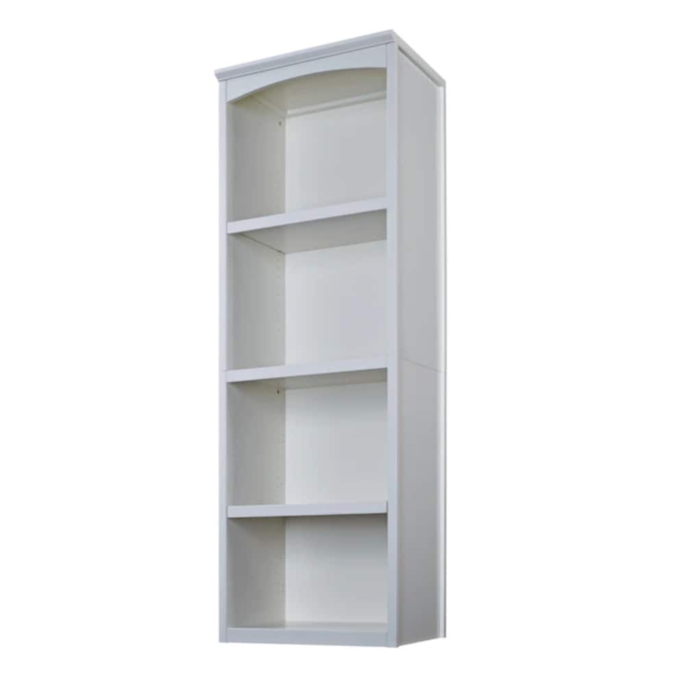 allen + roth Hartford White Open shelves Wood Closet Tower ( 24-in W x 16-in D )