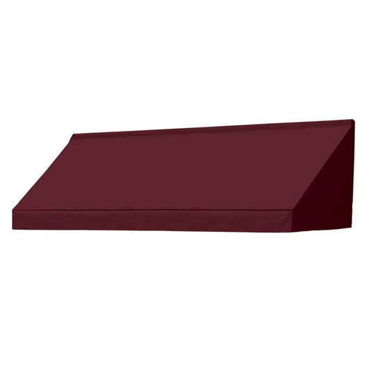 Awnings in a Box Classic 96-Inches Wide x 26.5-Inches Projection x 31.5-Inches Height Fabric Burgundy Solid Manual Retractable Window Awning
