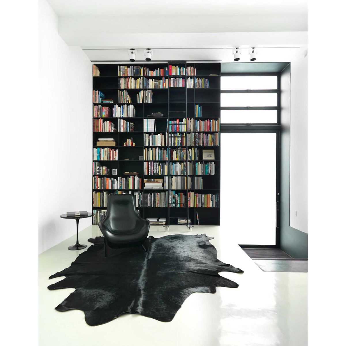 HomeRoots Josephine 5 x 7 (ft) Cowhide Black Irregular Indoor Area rug