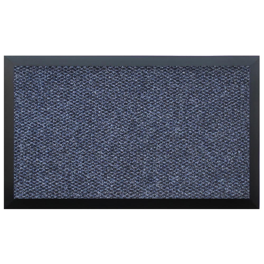 Callowaymills 48-in x 240-in Deep Navy Non-Slip Grip Indoor or outdoor Door Mat
