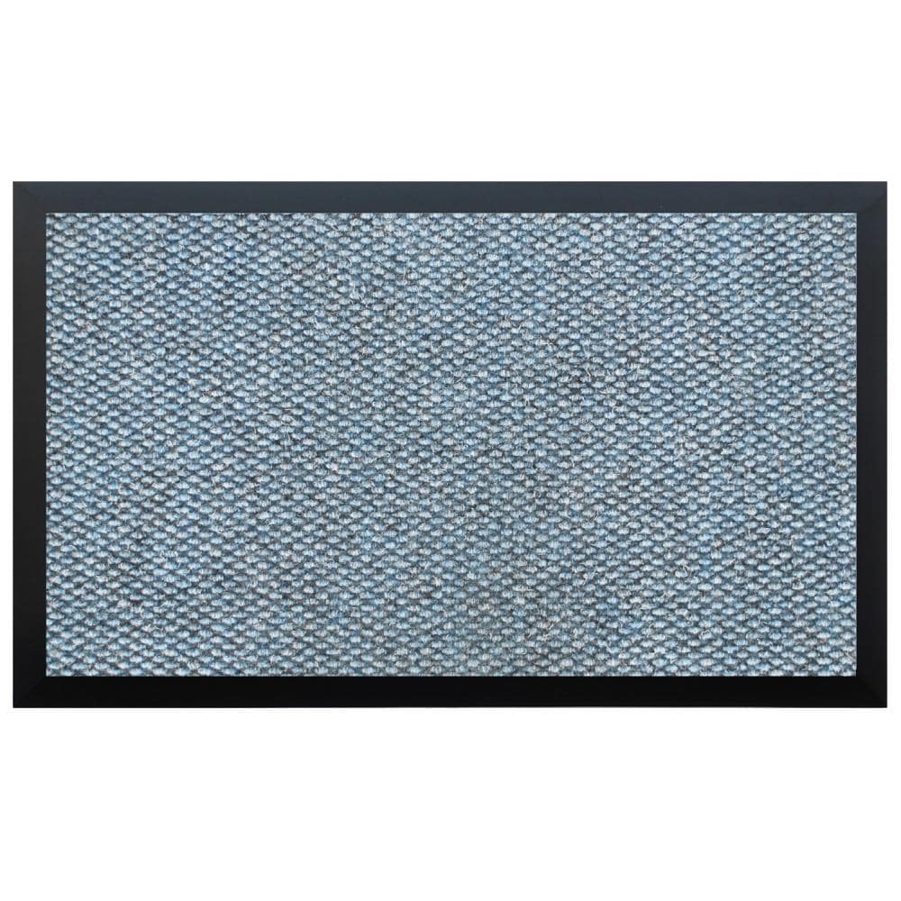 Callowaymills 60-in x 144-in Light Blue Indoor or outdoor Door Mat