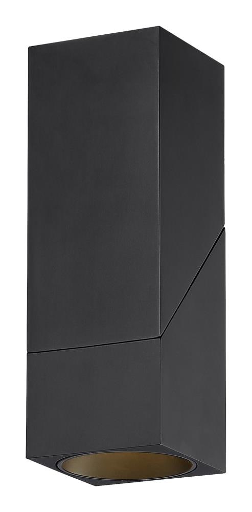 Access Lighting Transformer 1 -Light 3-in Gloss Black Integrated LED Flush Mount Light