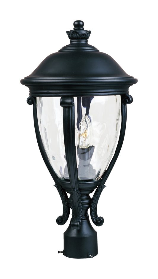Maxim Lighting Camden VX 23-in Black Traditional Outdoor Post light