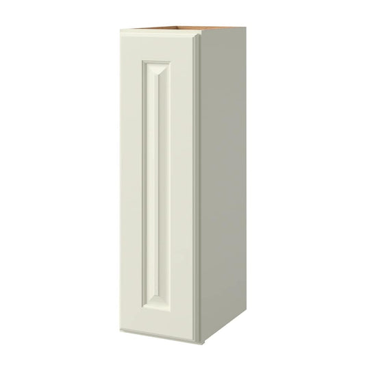 allen + roth Pattingham 9-in W x 36-in H x 12-in D Harbor Wall Fully Assembled Cabinet Raised Panel