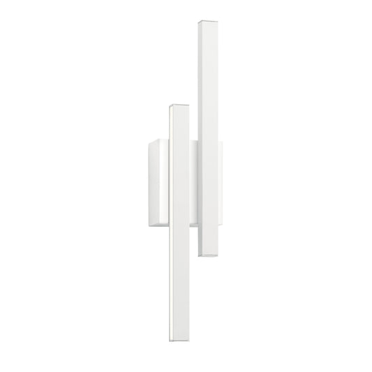 elan Idril 4.75-in W 1 -Light White Integrated LED Wall Sconce