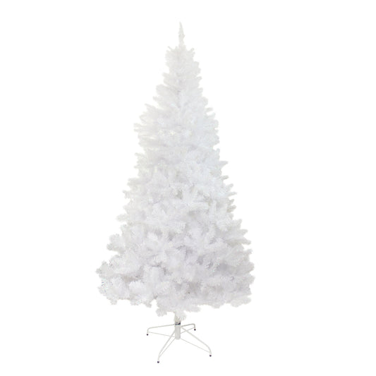 Northlight 7.5-ft Spruce White Artificial Christmas Tree