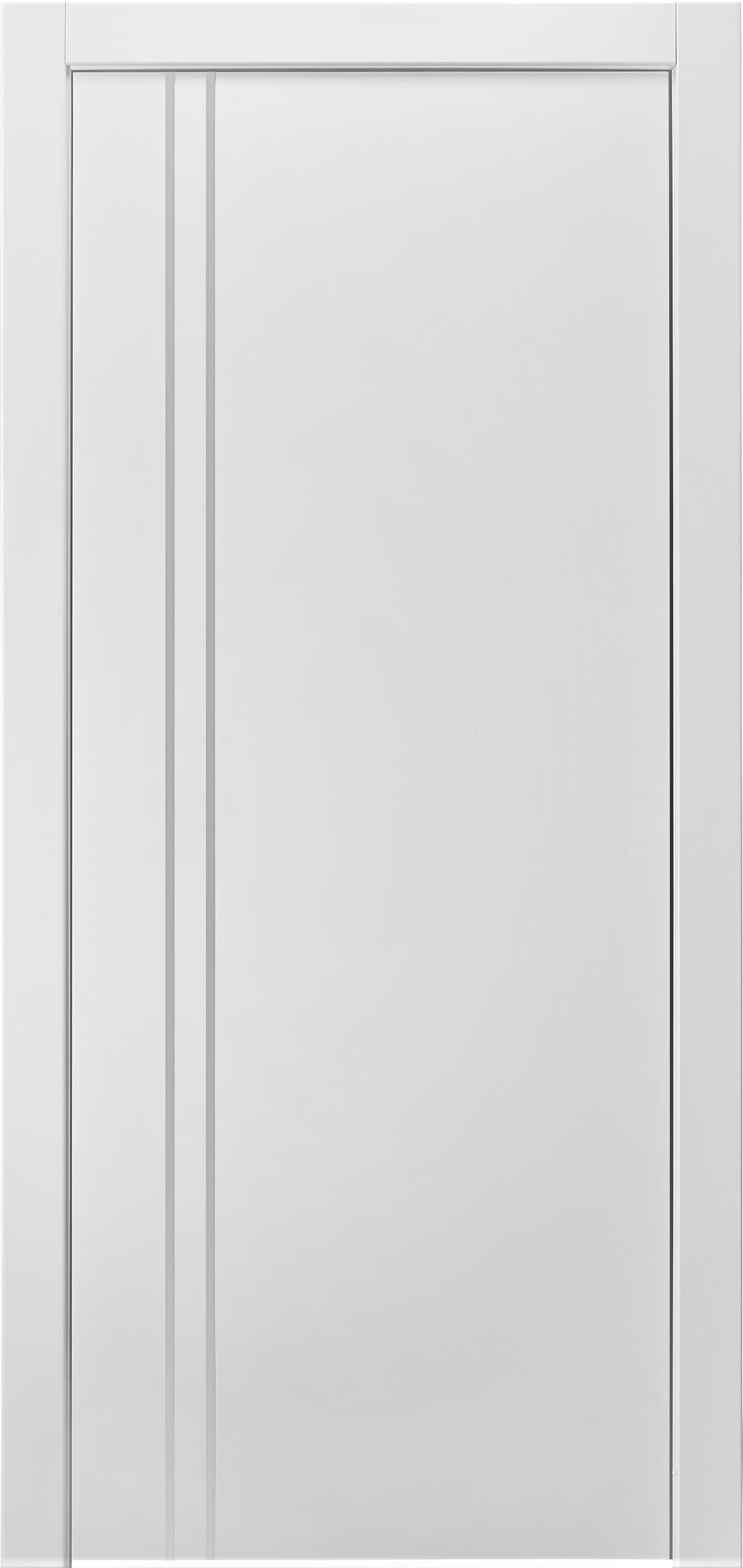 Belldinni Smart Pro 2V 32X80 Polar White 32-in x 80-in White Flush Smooth Solid core Prefinished Pine Wood Slab Door
