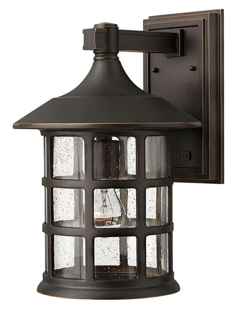 Hinkley Freeport 1 -Light 15.25-in H Bronze Hardwired Outdoor Wall Light