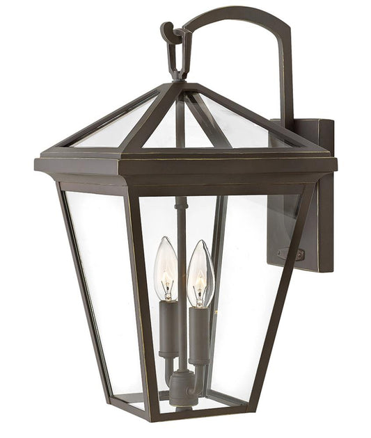Hinkley Alford Place 2 -Light 17.5-in H Bronze Hardwired Outdoor Wall Light