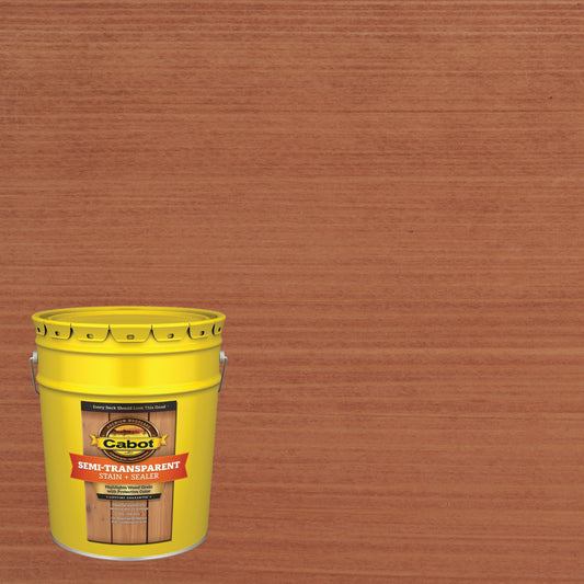 Cabot Brickstone Semi-transparent Exterior Wood Stain and Sealer in One ( 5-gallon )