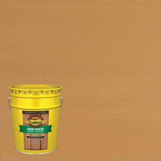 Cabot Tintable New Cedar Semi-solid Exterior Wood Stain and Sealer in One ( 5-gallon )