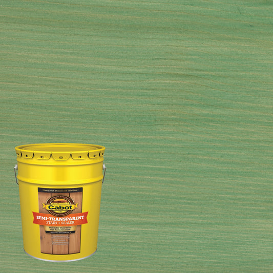 Cabot Evergreen Semi-transparent Exterior Wood Stain and Sealer in One ( 5-gallon )