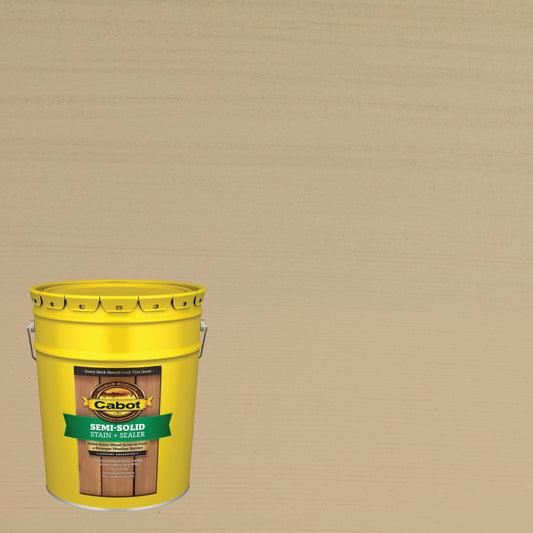 Cabot Tintable Cape Cod Gray Semi-solid Exterior Wood Stain and Sealer in One ( 5-gallon )
