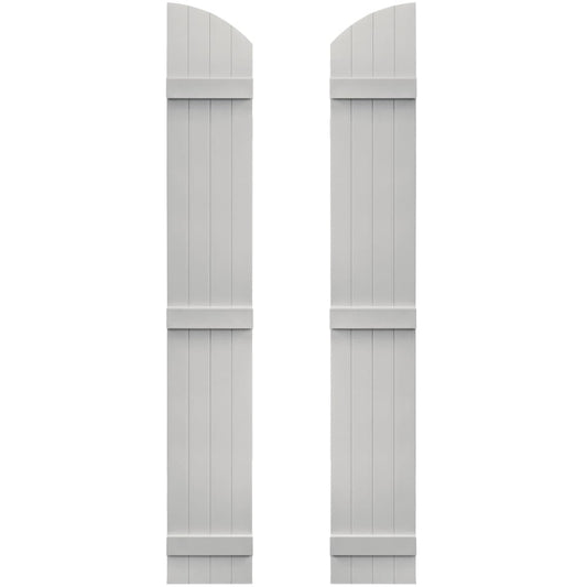 Vantage 14.125-in W x 94.25-in H Paintable Paintable Board and batten Exterior Shutters ( 1 -Pack )