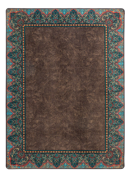 American Dakota 5 x 8 (ft) Tufted Nylon Chocolate Rectangular Indoor Rustic Spot Clean Only Area rug