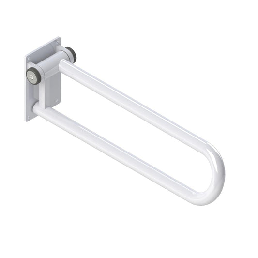 HealthCraft HEALTHCRAFT PT Rail 32-in White Wall mount ADA Compliant Swing Up Grab Bar ( 300-lb Weight Capacity )