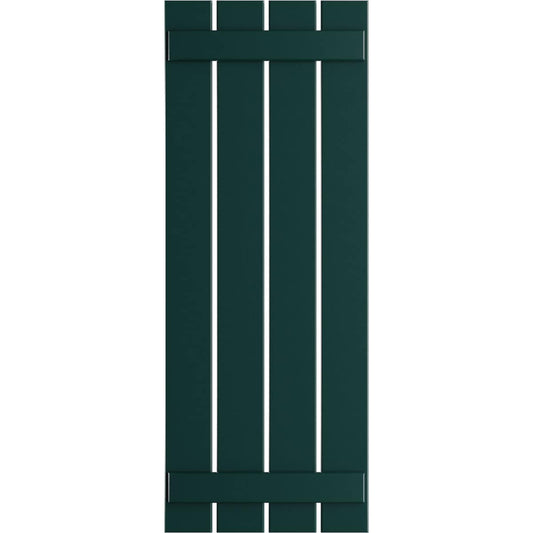 Ekena Millwork 23-in W x 41-in H Thermal Green Board and batten Spaced Exterior Shutters ( 2 -Pack )